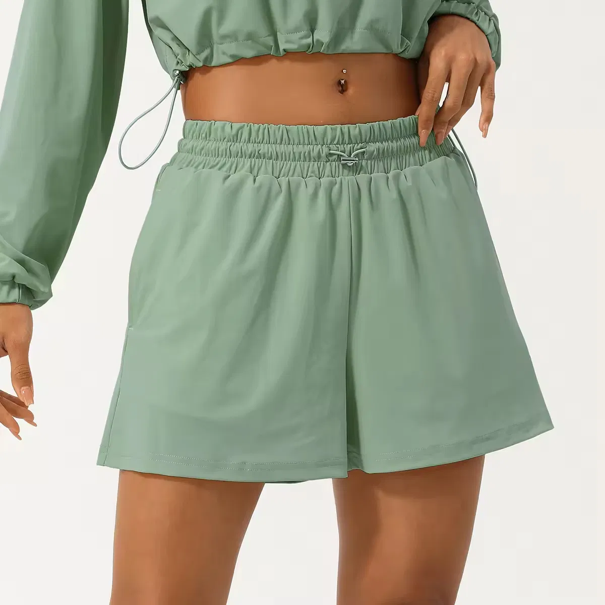 Quần Biker Shorts nữ Yoga 8 Inch Light Support